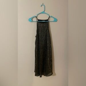 Acemi Black and Gold Shimmer Dress